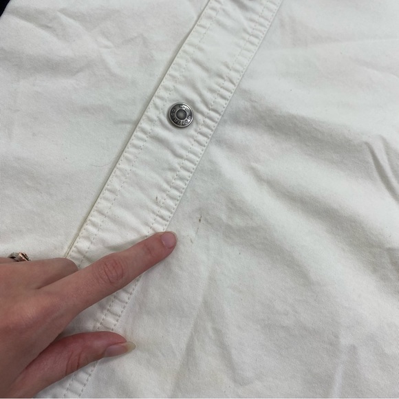 Harley-Davidson dirt Track Team White button down sleeveless Vest size XL - Picture 9 of 16